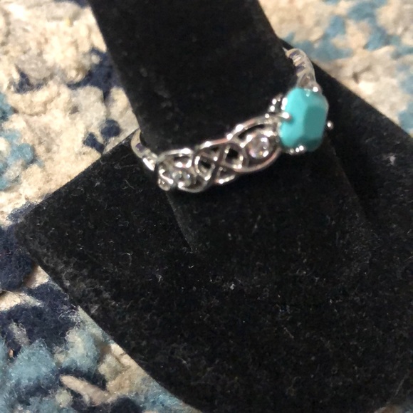 Tribal Design W/ Blue Larimar Stone - Picture 4 of 4